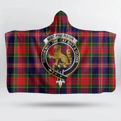MacDonnell of Keppoch Modern Tartan Crest Hooded Blanket