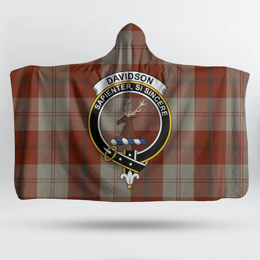 Davidson Dress Dancers Tartan Crest Hooded Blanket