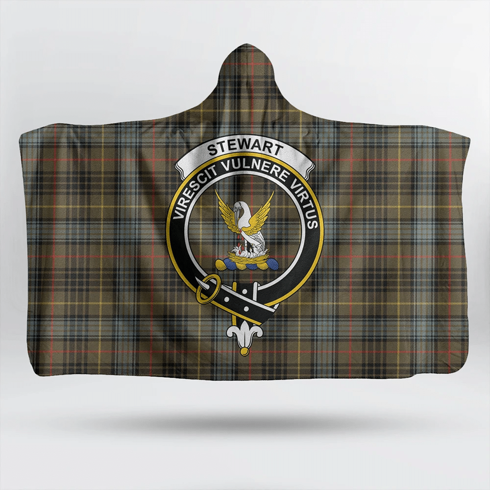 Moffat Modern Tartan Crest Hooded Blanket