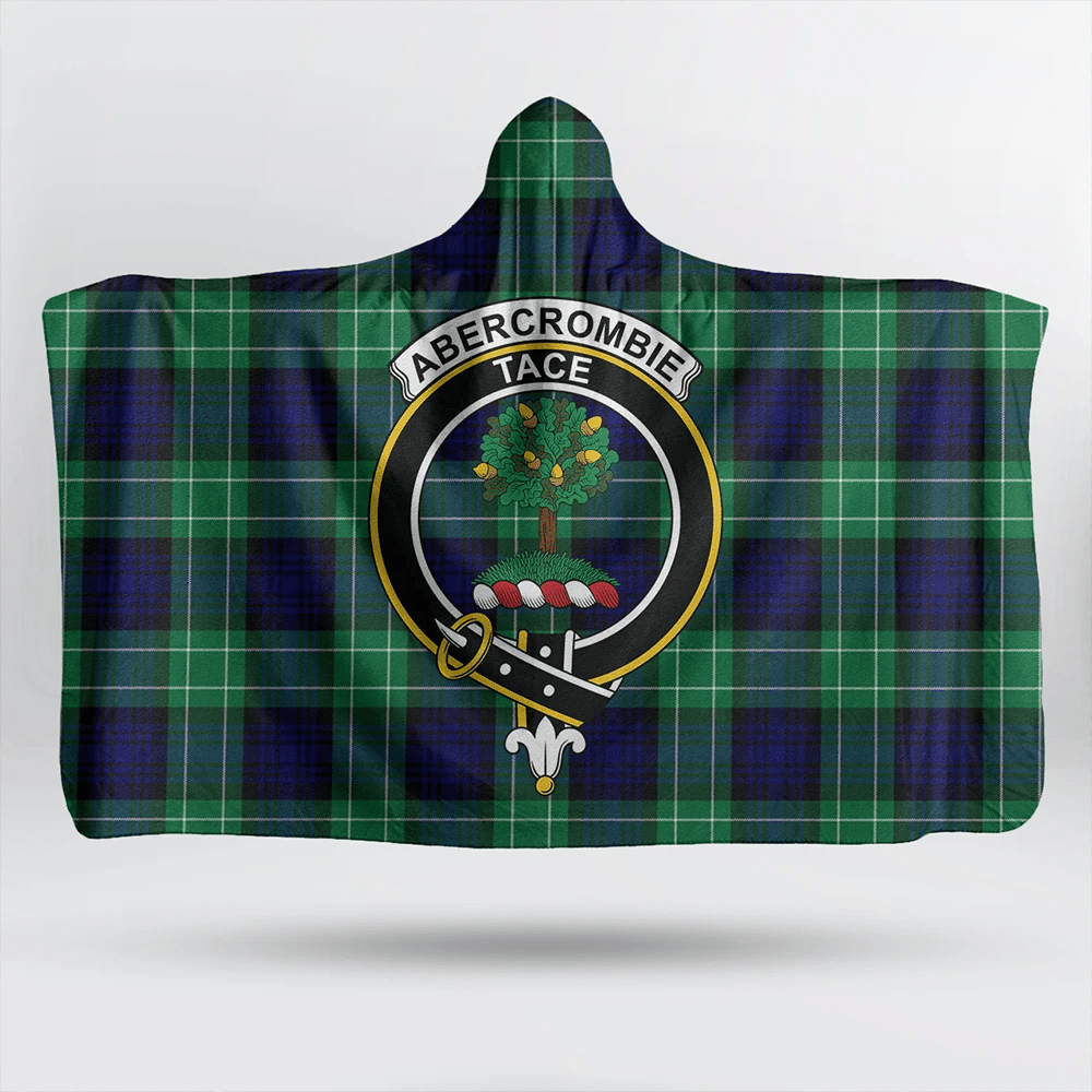 Abercrombie Tartan Crest Hooded Blanket