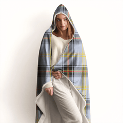 Bell of the Borders Tartan Crest Hooded Blanket