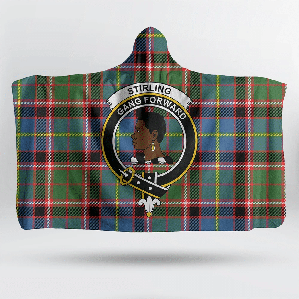 Morrison Red Ancient Tartan Crest Hooded Blanket