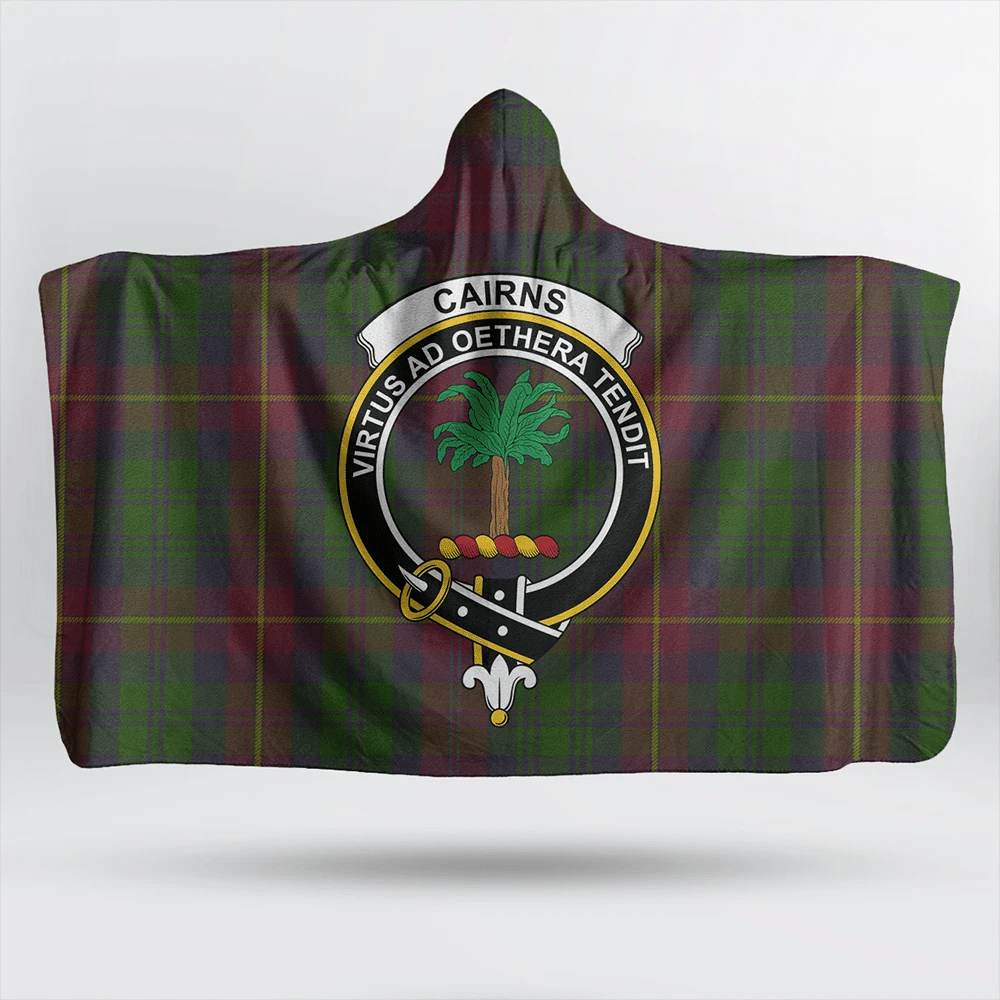 Cairns Tartan Crest Hooded Blanket