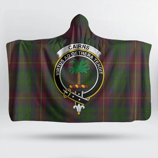 Cairns Tartan Crest Hooded Blanket