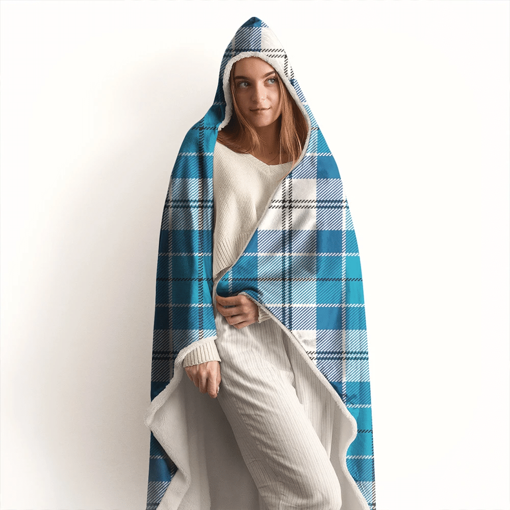 MacPherson Ancient Tartan Crest Hooded Blanket