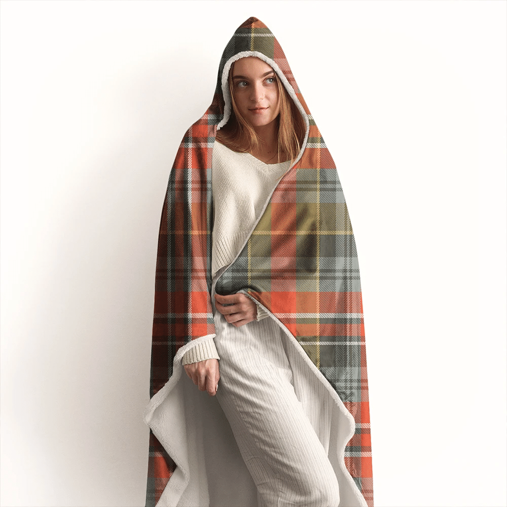 MacDougall Ancient Tartan Crest Hooded Blanket