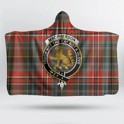 MacDougall Ancient Tartan Crest Hooded Blanket