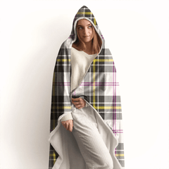 MacDonald of the Isles Hunting Modern Tartan Crest Hooded Blanket