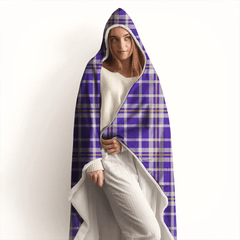 MacLeod of Lewis Modern Tartan Crest Hooded Blanket