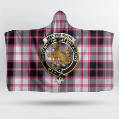 MacDonnell of Glengarry Modern Tartan Crest Hooded Blanket