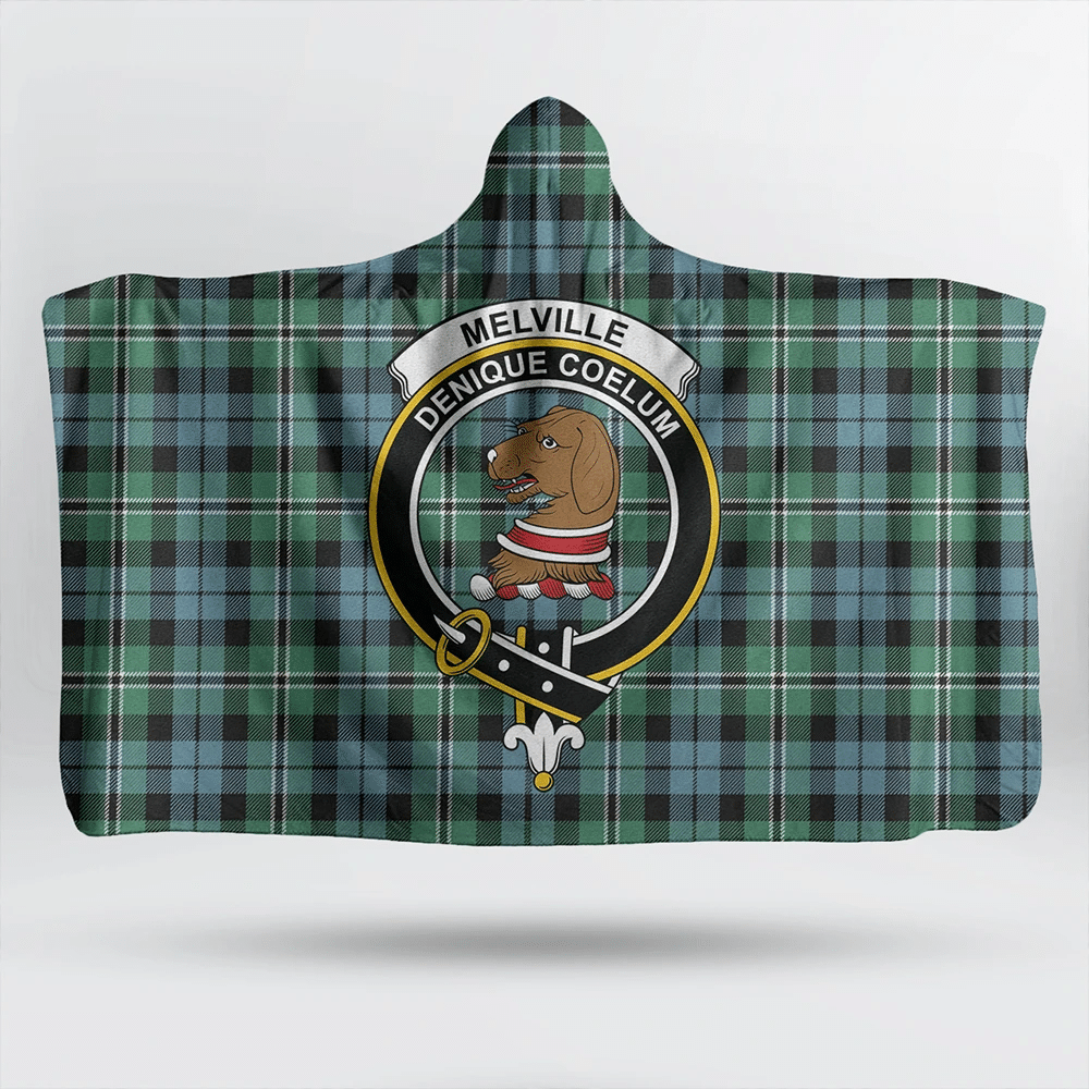 MacIntyre Modern Tartan Crest Hooded Blanket
