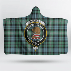 MacIntyre Modern Tartan Crest Hooded Blanket