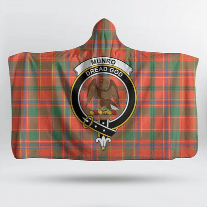 MacLachlan Modern Tartan Crest Hooded Blanket