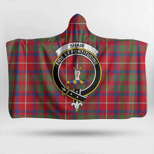 Matheson Ancient Tartan Crest Hooded Blanket