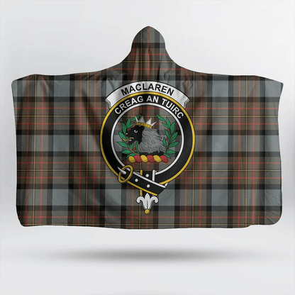 Strange of Balkaskie Tartan Crest Hooded Blanket