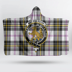 MacDonald of the Isles Hunting Modern Tartan Crest Hooded Blanket