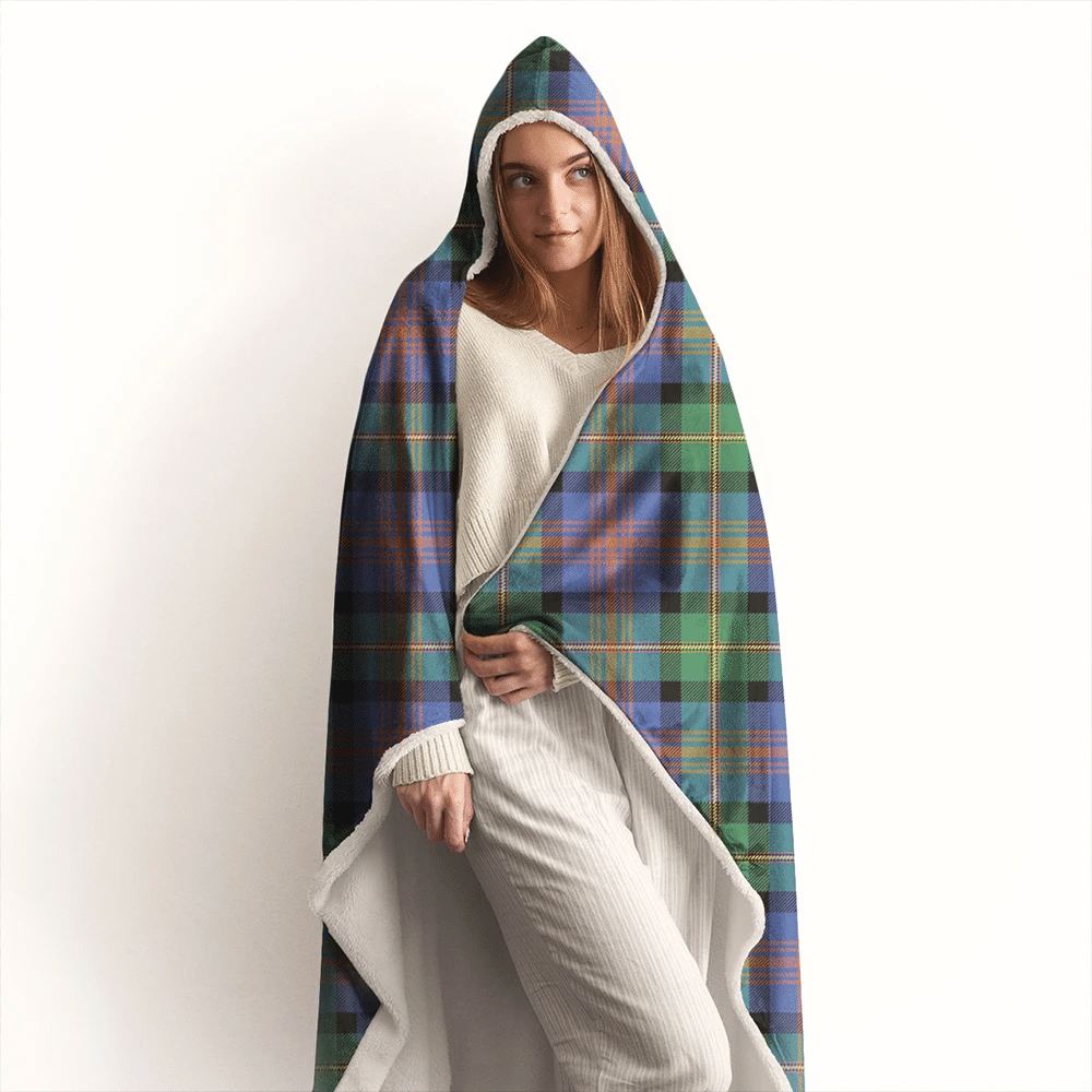 Logan Ancient Tartan Crest Hooded Blanket