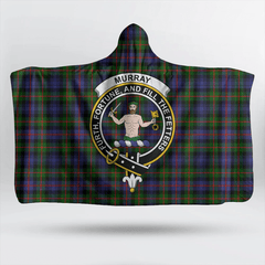 MacLaine of Loch Buie Tartan Crest Hooded Blanket