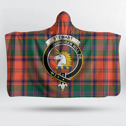 Montgomery Ancient Tartan Crest Hooded Blanket