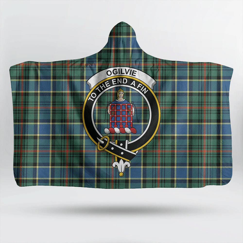 MacMillan Clan Tartan Crest Hooded Blanket