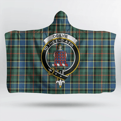 MacMillan Clan Tartan Crest Hooded Blanket