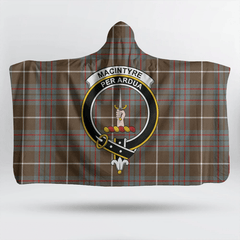 Shaw Ancient Tartan Crest Hooded Blanket