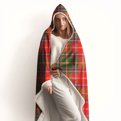 Melville Tartan Crest Hooded Blanket