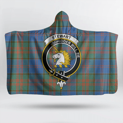 Montgomery Modern Tartan Crest Hooded Blanket