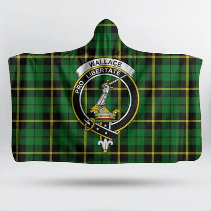 Nicolson Ancient Tartan Crest Hooded Blanket