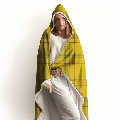 Houston Tartan Crest Hooded Blanket