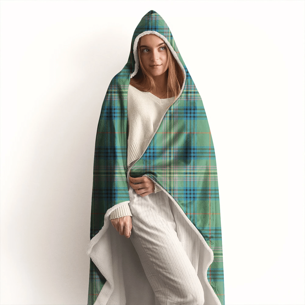 Kennedy Ancient Tartan Crest Hooded Blanket