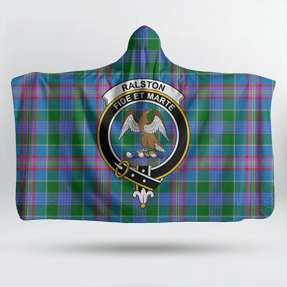 MacNeil of Colonsay Modern Tartan Crest Hooded Blanket