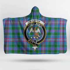 MacNeil of Colonsay Modern Tartan Crest Hooded Blanket