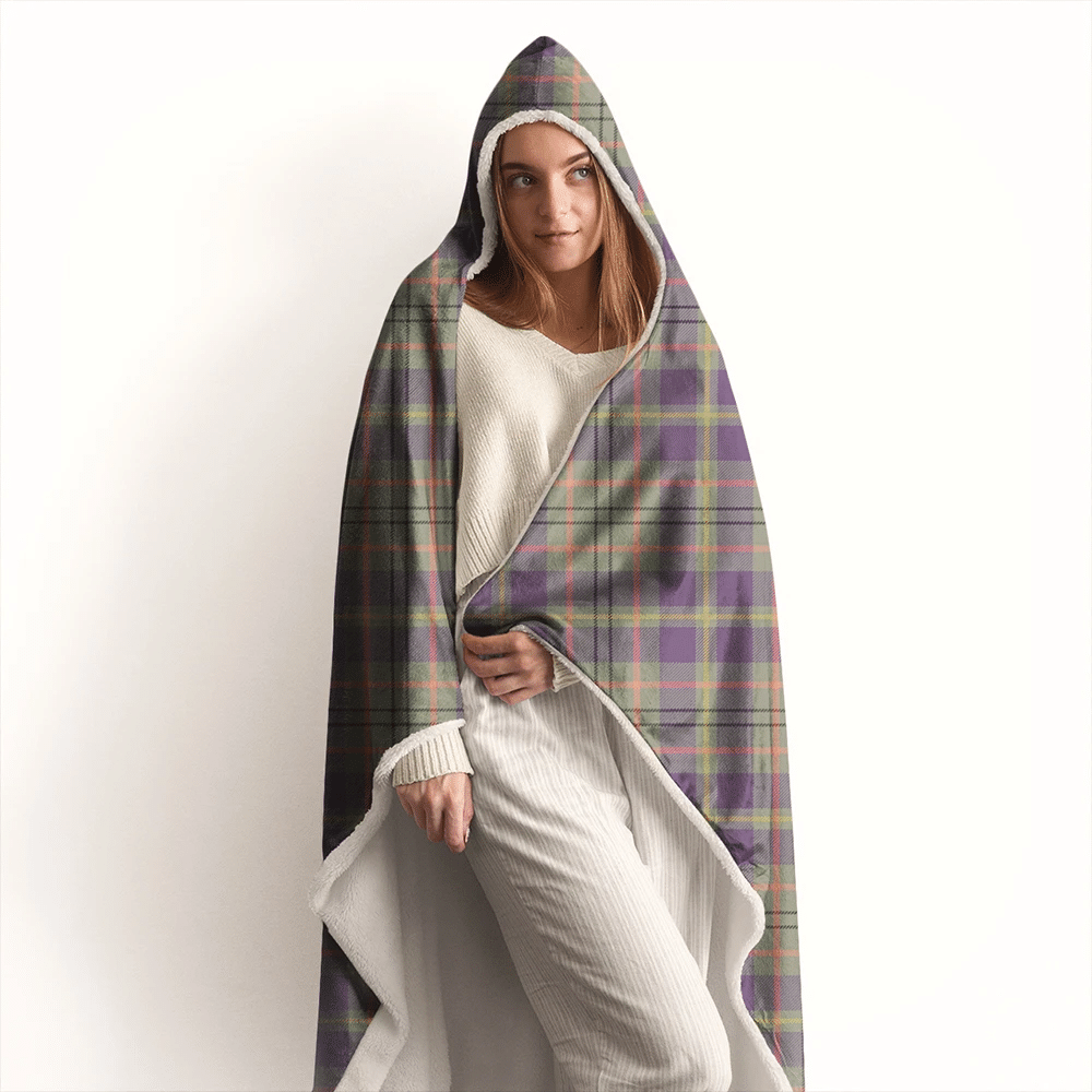 Murray of Atholl Modern Tartan Crest Hooded Blanket