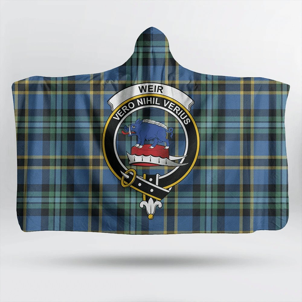 Ogilvie of Airlie Ancient Tartan Crest Hooded Blanket