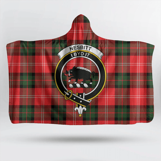 MacLean of Duart Ancient Tartan Crest Hooded Blanket