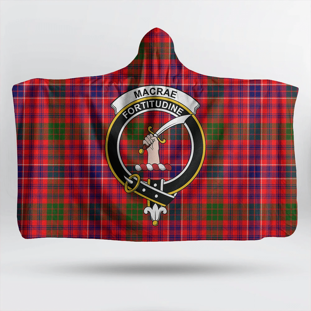 MacFie Tartan Crest Hooded Blanket