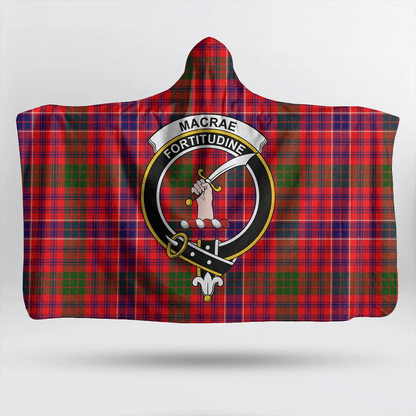 MacFie Tartan Crest Hooded Blanket