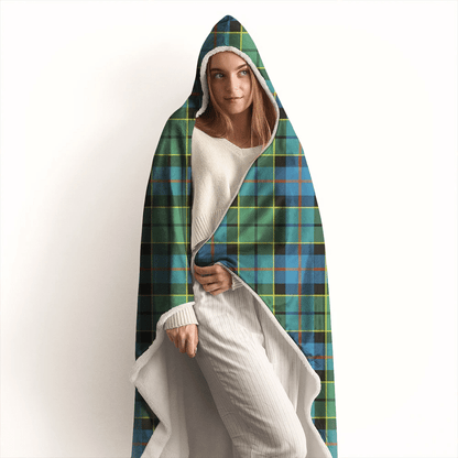 Forsyth Ancient Tartan Crest Hooded Blanket