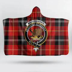 MacGregor Modern Tartan Crest Hooded Blanket