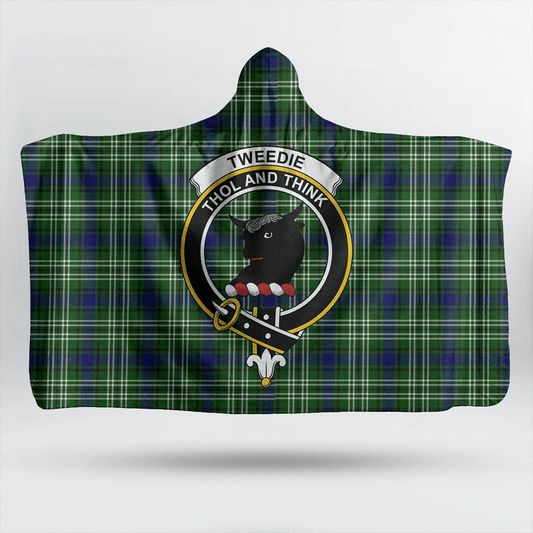 Napier Ancient Tartan Crest Hooded Blanket