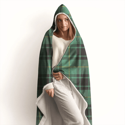 MacArthur Ancient Tartan Crest Hooded Blanket