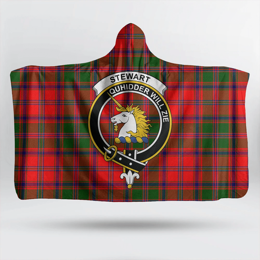 Morrison Modern Tartan Crest Hooded Blanket