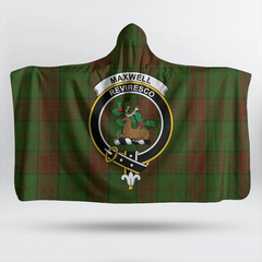 MacIntyre Hunting Ancient Tartan Crest Hooded Blanket