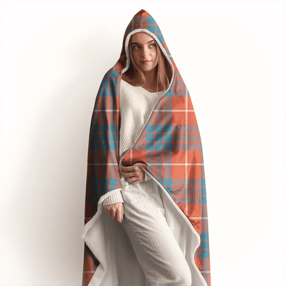 Hamilton Ancient Tartan Crest Hooded Blanket