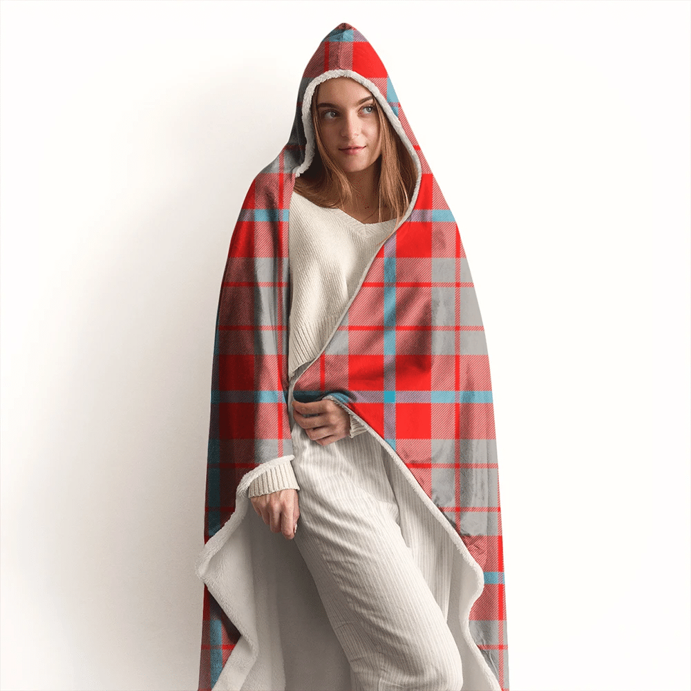 MacLachlan Ancient Tartan Crest Hooded Blanket