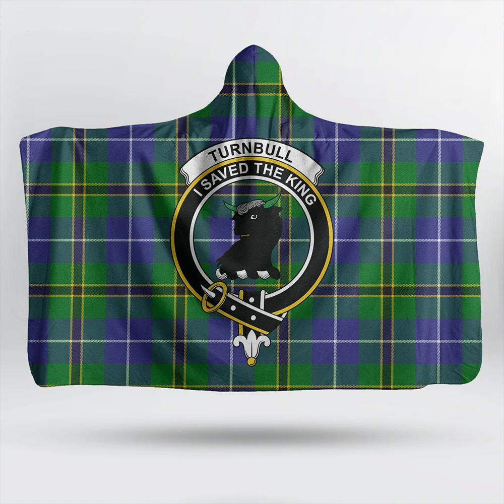 Nairn Tartan Crest Hooded Blanket