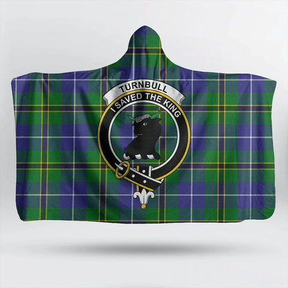 Nairn Tartan Crest Hooded Blanket