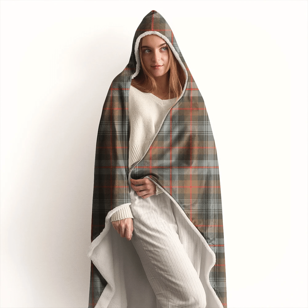 MacLaren Ancient Tartan Crest Hooded Blanket