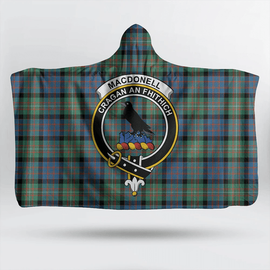 Pringle Tartan Crest Hooded Blanket